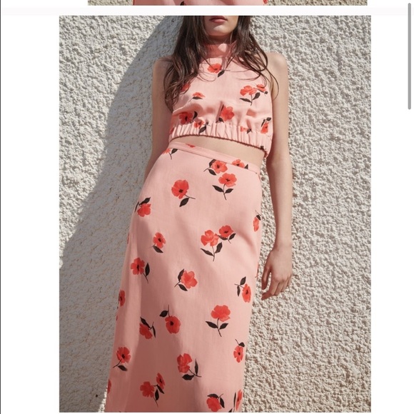 Zara Dresses & Skirts - Zara Linen Blend Skirt